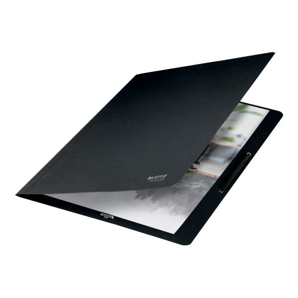 LEITZ Eckspannmappe Recycle A4 3908-00-95 schwarz, Karton