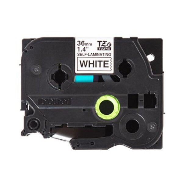 PTOUCH Ruban auto laminant noir/blanc TZE-SL261 PT-D800W/D900W 36mm