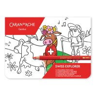 CARAN DACHE Swiss Explorer 454.701 Karten zum ausmalen FSC
