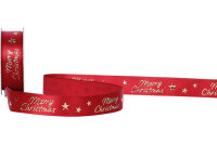 SPYK Bande Merry christmas Stars 1097.1654 16mmx3m rouge