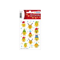 HERMA Sticker Weihnachten 15234 bunt 11 Stück/1 Blatt
