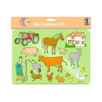 URSUS Schablonen Set 3 Tiere 44100003 26.8x18.9x0.2cm 6...