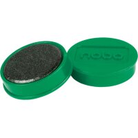NOBO Aimant ronde 38mm 1915317 vert 10 pcs.