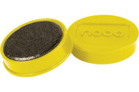 NOBO Magnet rund 38mm 1915309 gelb 10 Stück