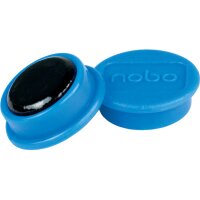 NOBO Aimant ronde 13mm 1915285 bleu 10 pcs.