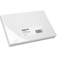 BIELLA Cartes-fiches quadrill. 4mm A5 23050400U blanc 100...