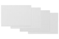 BIELLA Cartes-fiches quadrill. 4mm A7 23070400U blanc 100 pcs.