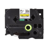 PTOUCH Ruban auto laminant noir/jaune TZE-SL661...