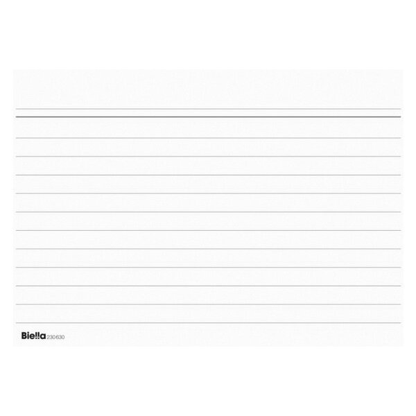 BIELLA Cartes-fiches ligné 30 A6 23063000U blanc 100 pcs.