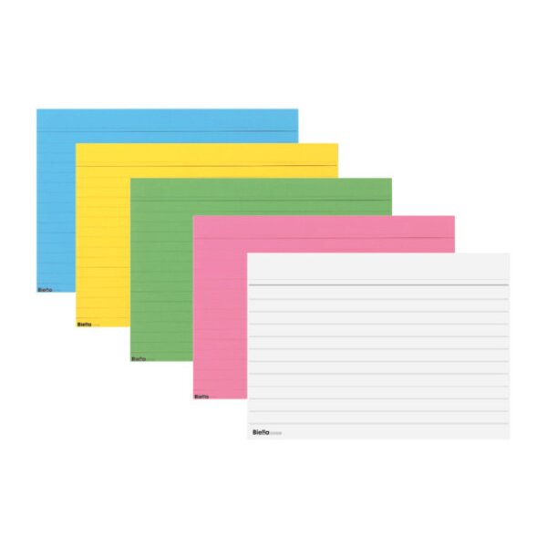 BIELLA Cartes-fiches ligné 30 A6 23063000U blanc 100 pcs.