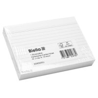 BIELLA Cartes-fiches ligné 30 A6 23063000U blanc 100 pcs.
