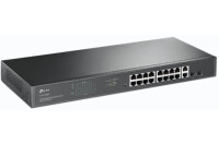 TP-LINK 18-Port Gigabit Rackmount TL-SG1218MP Switch with...