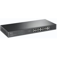 TP-LINK 18-Port Gigabit Rackmount TL-SG1218MP Switch with...