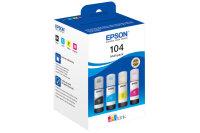 EPSON Multipack Encre 104 CMYBK T00P640 EcoTank ET-2710...