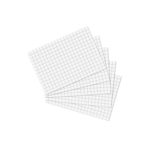 BIELLA Karteikarten kariert 4mm A8 23008400U weiss 200 Stück