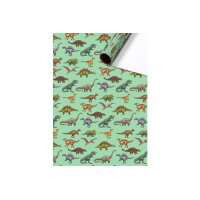 STEWO Geschenkpapier Saurus 2528574245 70x200cm grün...