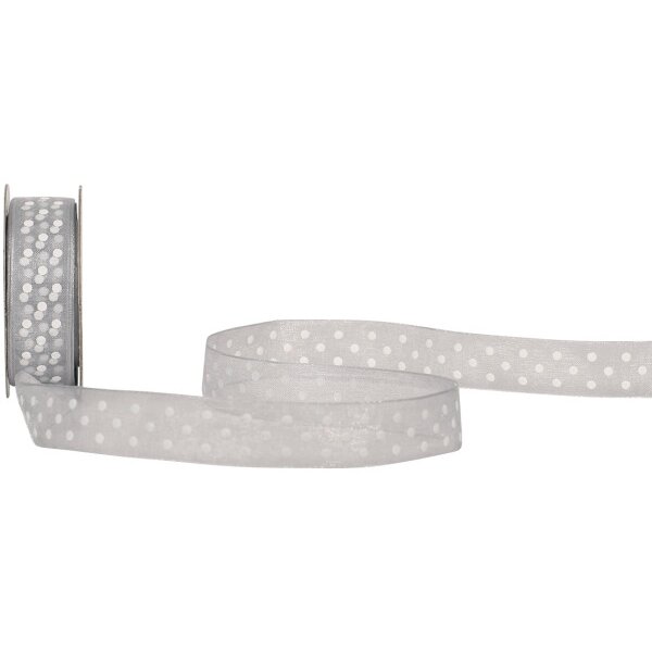 SPYK Bande Cubino Dots 1748.1564 15mmx4m Gris-Blanc