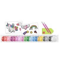URSUS Diamond Sticker Unicorn 43500001 10x15cm 2 flls.
