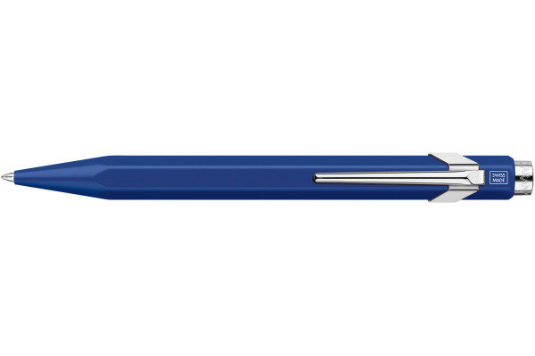 CARAN DACHE Roller 849 0.7mm 846.659 blau, mit Metalletui