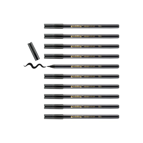 EDDING Brushpen 1340 1340-001 schwarz