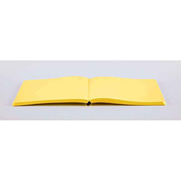 NUUNA Notizbuch NOT WHITE L LIGHT A5 350054990 gelb, blanco 88 Blatt