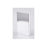 NUUNA Notizbuch Shiny Starlet A6 53962 Silver,Punkte,176 S.