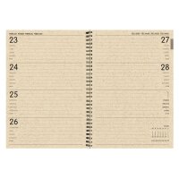 SIMPLEX Wochenagenda Graspapier 2026 40408.26 1W/2S...