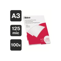 IBICO Laminiertasche A3 627321 glanz, 125my 100 Stk