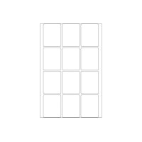 HERMA Etiketten 32×41mm 2440 weiss 384 Stück