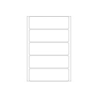 HERMA Etiketten 31×100mm 2550 weiss 160 Stück