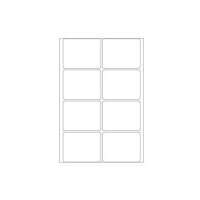 HERMA Etiquettes 39×50mm 2560 blanc 256 pcs.