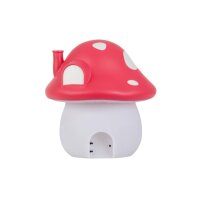 ALLC Nachtlicht mit Sticker NLDEPI17 Mushroom rot 17x19x17cm