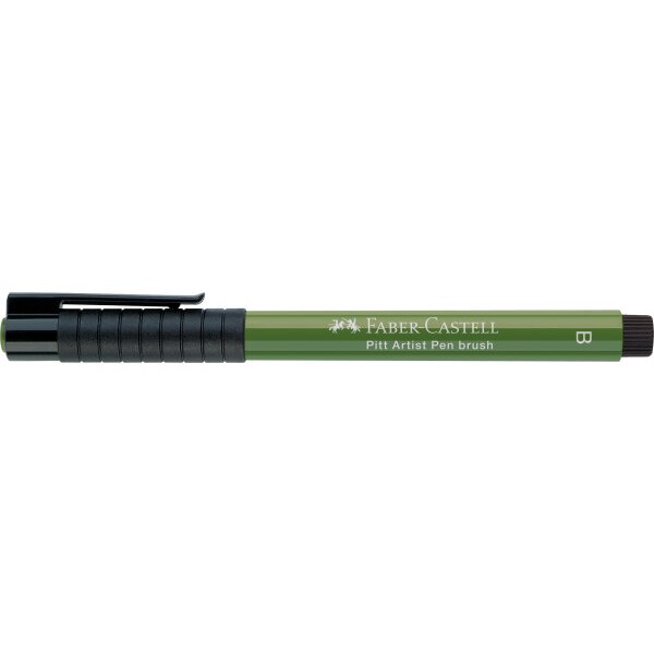 FABER-CASTELL Pitt Artist Pen Brush 2.5mm 167476 chromium green opaque