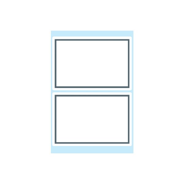 HERMA Heftschilder 55×82mm 5715 Rand grau, liniert 12 Stück