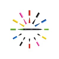 BIC Fasermaler Intensity Dual Tip 989694 ass. 6 Stück