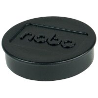 NOBO Aimant ronde 38mm 1915312 noir 10 pcs.