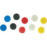 NOBO Magnet rund 32mm 1915304 ass. 10 Stück