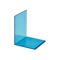 MAUL Buchstütze 10x10x13cm 3.11 transparent blau 2...