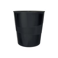 LEITZ Papierkorb Recycle 15Lt 5328-00-95 schwarz, Kunststoff