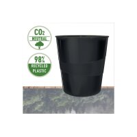 LEITZ Papierkorb Recycle 15Lt 5328-00-95 schwarz, Kunststoff