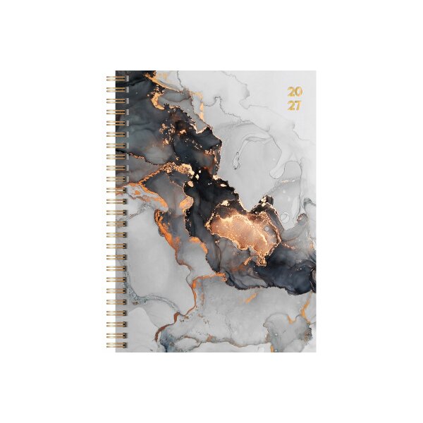 RIDOIDE Agenda Design Line 2027 7021407017.27 1S/2P Marble AL 14.8x21cm