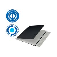 LEITZ Ordnungsmappe Recycle A4 3915-00-95 schwarz, Karton 12 Fächer