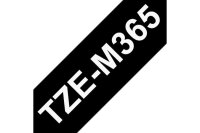 PTOUCH Band matt lamin. weiss schwarz TZE-M365 PT-D800W D900W 36mm