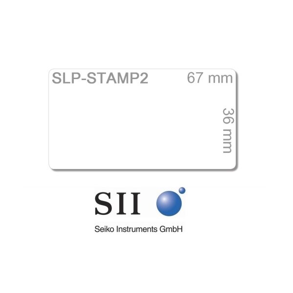 SEIKO Etiquettes timbres 36x67mm SLPSTAMP2 blanc 2x310 pcs.