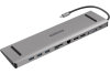 SITECOM USB-C Multi Dock 2xHDMI,VGA CN-389 3x USB-A,LAN, SD, mSD USB-C PD