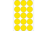 HERMA Markierungspunkte 32mm 2271 gelb 480 St. 32 Blatt