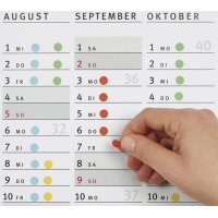 HERMA Pastille adhésive, diamètre: 13 mm, vert