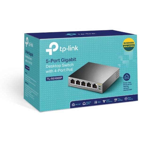 TP-LINK 5-Port Desktop Switch TL-SG1005P