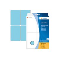 HERMA Etiketten 52×82mm 2493 blau 128 Stück