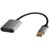 LogiLink Câble adaptateur Displayport - HDMI, 0,15 m